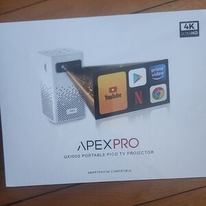 ApexPro GX1000 Portable Pico TV Projector